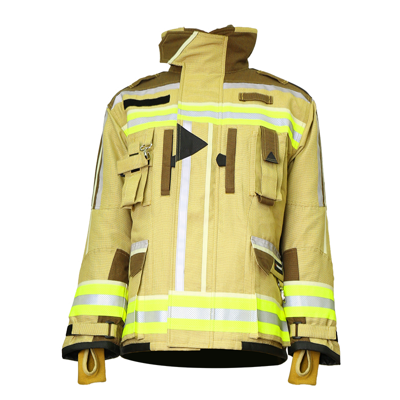 Fire Beast Jacke Combination - gold-cognac-yellow