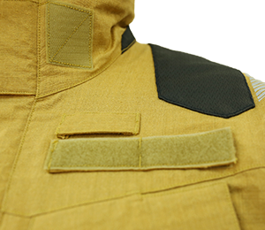 Especially ergonomic cut with few seams