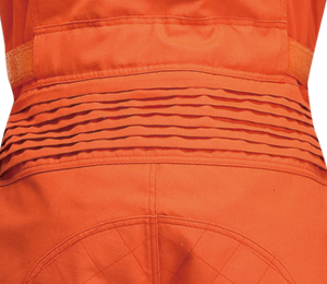 Especially ergonomic cut with few seams