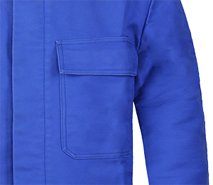 Especially ergonomic cut with few seams