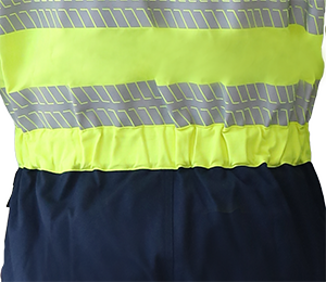 Especially ergonomic cut with few seams